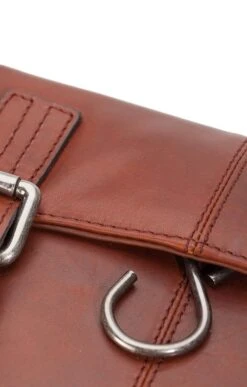Mens Leather Washbag -Bruar Heritage Sales Store TB00784TAN 2