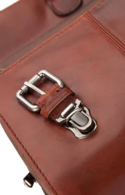 Mens Leather Washbag -Bruar Heritage Sales Store TB00784TAN 4