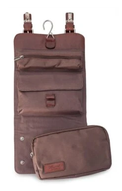 Mens Leather Washbag -Bruar Heritage Sales Store TB00784TAN 5