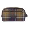 Men's Barbour Tartan Washbag