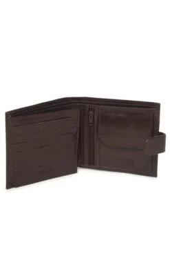 Men’s Tab Double Compartment Wallet -Bruar Heritage Sales Store TB22323COGNAC 2