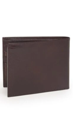 Men’s Double Compartment Wallet -Bruar Heritage Sales Store TB22324COGNAC 1
