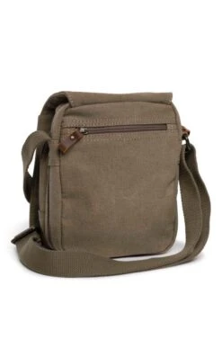 Troop Flap Over Medium Cross Body Bag -Bruar Heritage Sales Store TB22582KHAKI 1
