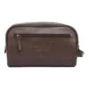 Men's Barbour Leather Washbag