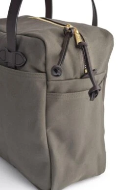 Zipped Tote Bag -Bruar Heritage Sales Store TB23603OTTERGREEN 2