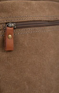 Ladies Troop Small Slant Zip Bag -Bruar Heritage Sales Store TB26025BROWN 4