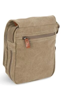Ladies Troop Small Slant Zip Bag -Bruar Heritage Sales Store TB26025KHAKI 1