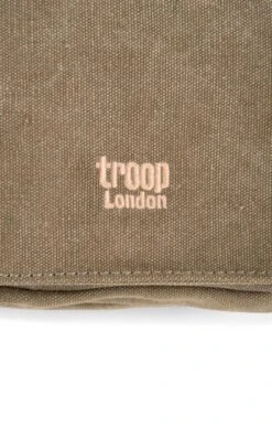 Ladies Troop Small Slant Zip Bag -Bruar Heritage Sales Store TB26025KHAKI 2