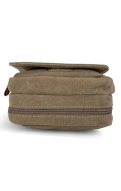 Ladies Troop Small Slant Zip Bag -Bruar Heritage Sales Store TB26025KHAKI 6