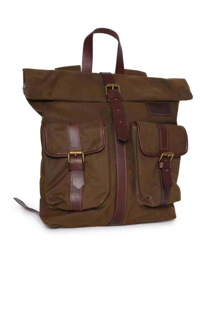 Canvas Roll Top Rucksack 1 Canvas Roll Top Rucksack