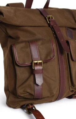 Canvas Roll Top Rucksack 11 Canvas Roll Top Rucksack -Bruar Heritage Sales Store TB40428KHAKI 2 1
