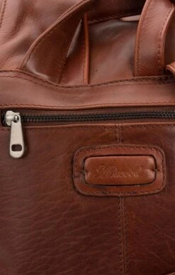 Men's Leather Harvey Rucksack -Bruar Heritage Sales Store TB55552TAN 4