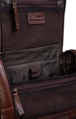 Ashwood Washbag 5 Ashwood Washbag -Bruar Heritage Sales Store TB61618BROWN 2