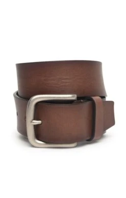 Men's Wide Full Grain Leather Belt