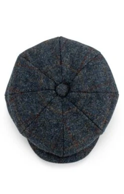 Men's Failsworth Harris Tweed Carloway Cap -Bruar Heritage Sales Store TE00219DKBLUEOC 1