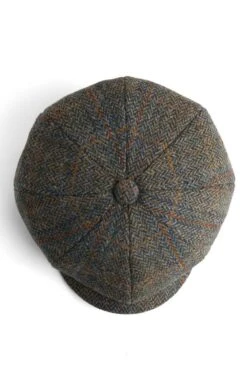 Men's Failsworth Harris Tweed Carloway Cap -Bruar Heritage Sales Store TE00219LODENOVERCHECK 1