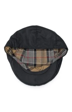 Barbour Waxed Flat Cap -Bruar Heritage Sales Store TE03123NAVY 2