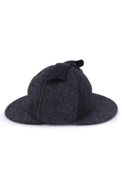 Men's Sherlock Hat 24 Men's Sherlock Hat -Bruar Heritage Sales Store TE03425CHARCOALHB 1