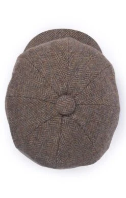 Men's Newsboy Cap -Bruar Heritage Sales Store TE03475LOVATBROWNHB 2 1