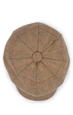 Men's Newsboy Cap -Bruar Heritage Sales Store TE03475RUSTBRNNHEAD 2