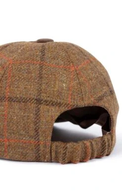 Tweed Baseball Cap -Bruar Heritage Sales Store TE03480BARKBRACKENCHK 2