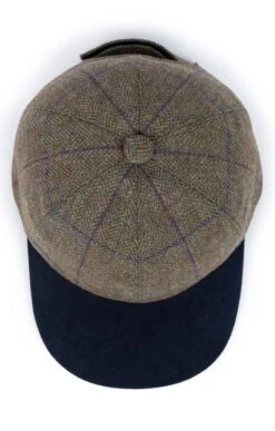 Tweed Baseball Cap -Bruar Heritage Sales Store TE03480MOORLANDHEATHERWP 3