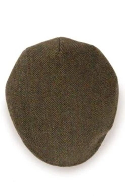 Scottish Saxony Tweed Hereford Cap -Bruar Heritage Sales Store TE03485MIDNIGHTHB 1 1
