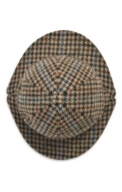 Men's Harris Tweed Stalker Hat -Bruar Heritage Sales Store TE03491STREAMPEATGC 1