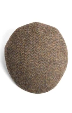 Men's Harris Tweed Hereford Cap -Bruar Heritage Sales Store TE03497MOORLANDHB 1