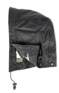 Barbour Waxed Cotton Hood -Bruar Heritage Sales Store TE17000SAGE 1