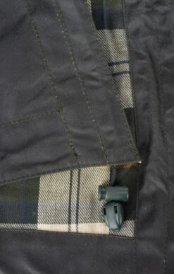 Barbour Waxed Cotton Hood -Bruar Heritage Sales Store TE17000SAGE 3