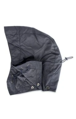 Barbour Waxed Storm Hood -Bruar Heritage Sales Store TE17001NAVY 2 1