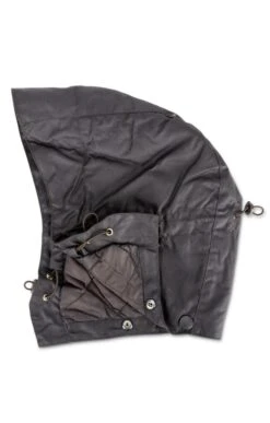 Barbour Waxed Storm Hood -Bruar Heritage Sales Store TE17001RUSTIC 2