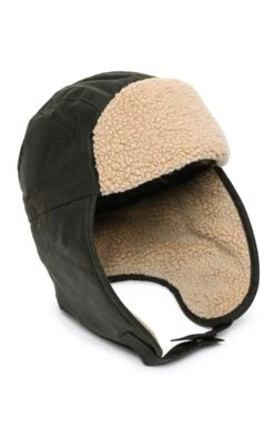 Men's Wax Trapper Hat -Bruar Heritage Sales Store TE22602OLIVE 1