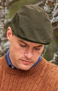 Men's Wax Flat Cap