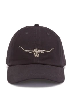 Men's R.M. Williams Steer Head Logo Cap -Bruar Heritage Sales Store TE36685NAVY 1