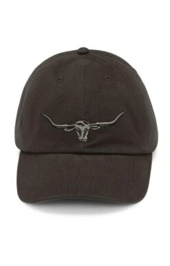 Men's R.M. Williams Steer Head Logo Cap -Bruar Heritage Sales Store TE36685SILT 1