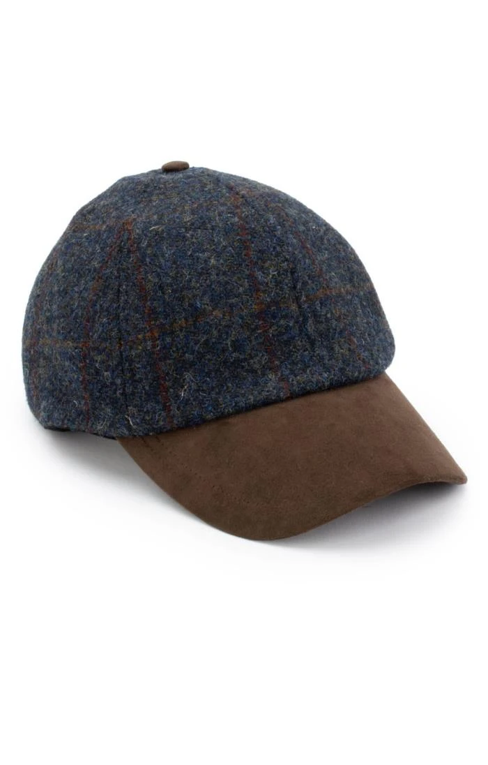 Men's Failsworth Harris Tweed Baseball Cap 2 Men's Failsworth Harris Tweed Baseball Cap - Image 2