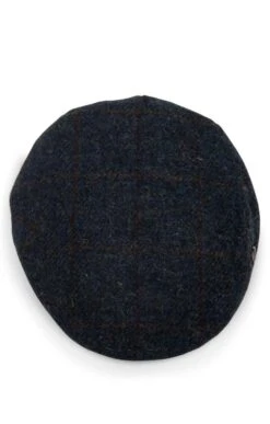 Men's Failsworth Harris Tweed Stornoway Cap -Bruar Heritage Sales Store TE91169BLUERUSTOC 2 1