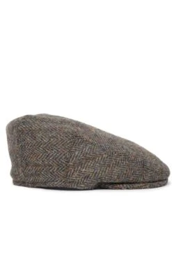 Men's Failsworth Harris Tweed Stornoway Cap -Bruar Heritage Sales Store TE91169BRNGREENHB 1