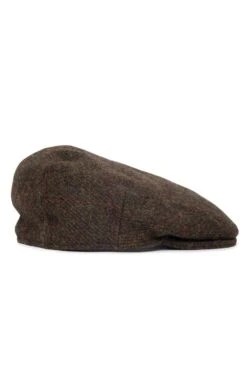 Men's Failsworth Harris Tweed Stornoway Cap -Bruar Heritage Sales Store TE91169GREENRUSTOC 2 1