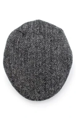 Men's Failsworth Harris Tweed Stornoway Cap -Bruar Heritage Sales Store TE91169GREYHB 1 1