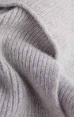 Lambswool Ribbed Scarf -Bruar Heritage Sales Store TF00248PEARLGREY 1 1