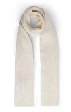 Lambswool Ribbed Scarf