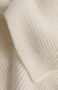 Lambswool Ribbed Scarf -Bruar Heritage Sales Store TF00248SNOW 1 1