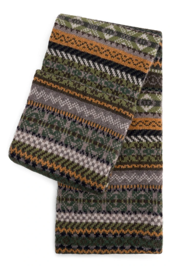 Lochinver Fairisle Scarf 2 Lochinver Fairisle Scarf - Image 2