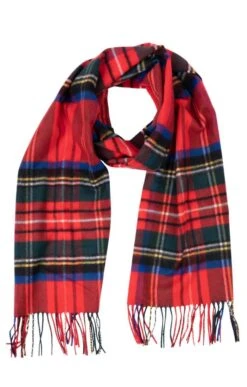 Men's Tartan Cashmere Scarf