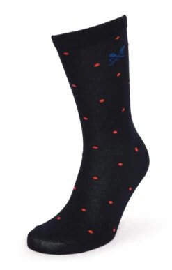 Men's Crew Clothing 3 Pack Bamboo Socks -Bruar Heritage Sales Store TG00219NAVYSKYRED 2