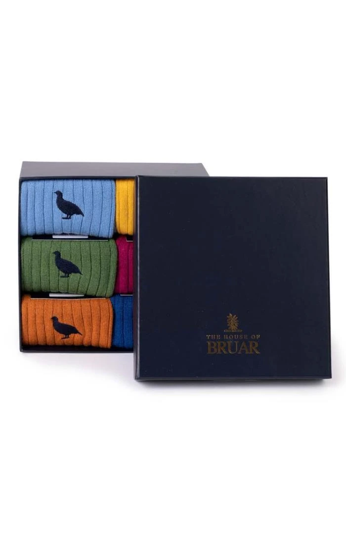 Men's Merino & Cashmere Box Of 6 Socks 1 Men's Merino & Cashmere Box Of 6 Socks