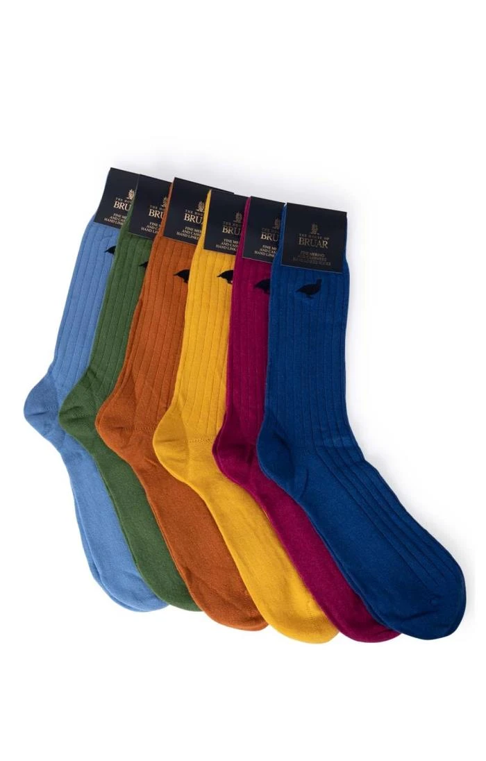 Men's Merino & Cashmere Box Of 6 Socks 3 Men's Merino & Cashmere Box Of 6 Socks - Image 3